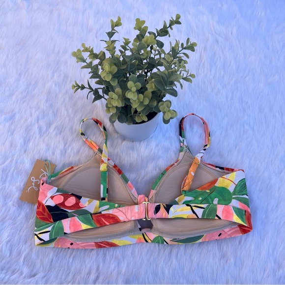 NWT Kona Sol Women’s V-Neck Knot Bikini Top - Picture 6 of 17